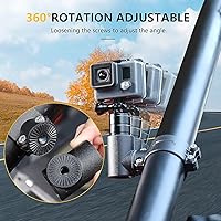 Vista 3 de Soporte para cámara UTV ATV compatible con GoPro, soporte de cámara de montaje en barra enrollable de 1.75"-2" compatible con GoPro Hero 9 8 7 6 5