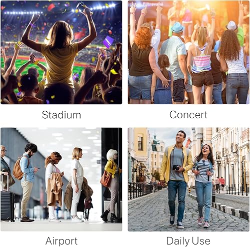 Miniatura 8 de PACKISM Bolsa transparente aprobada para estadios Monederos transparentes para mujeres, bolsa cruzada de estadio para conciertos y eventos