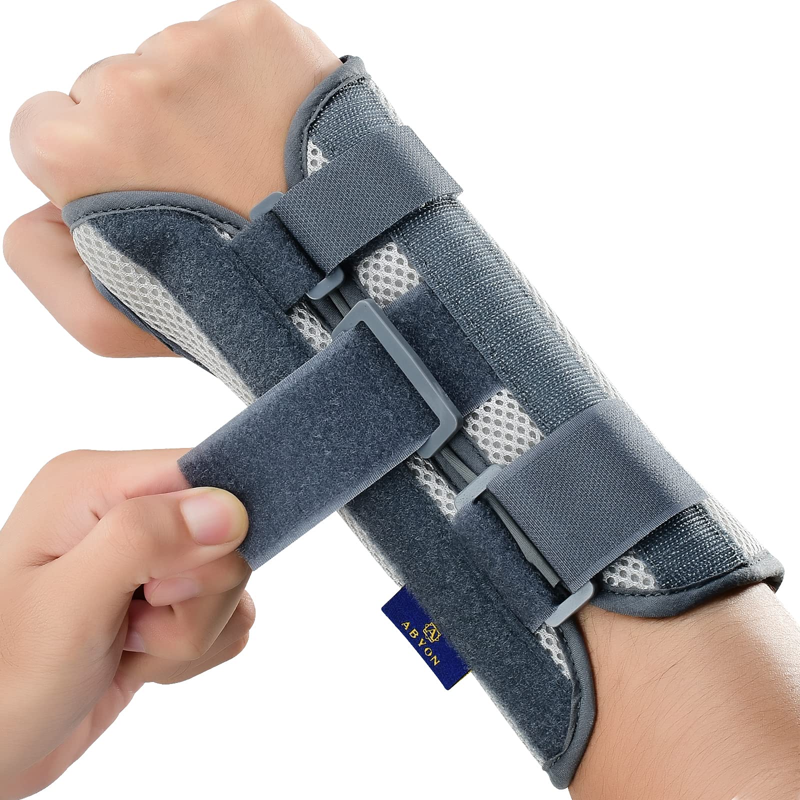 ABYONWrist Brace for Carpal Tunnel, Wrist Support with Cushion Beads for Arthritis-Right Hand
