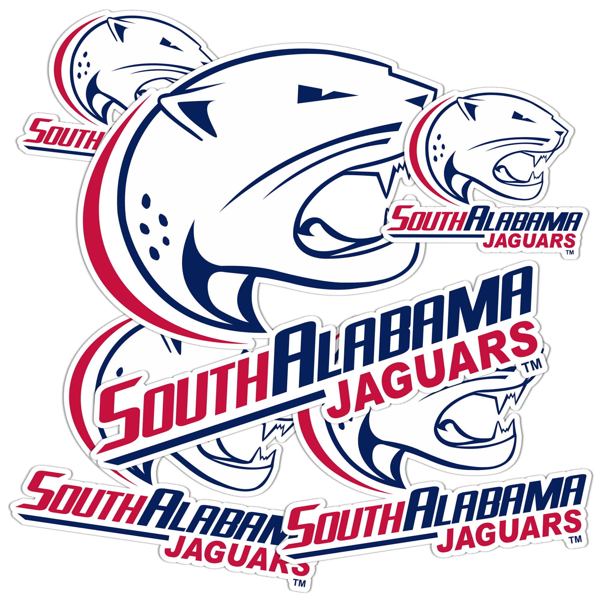 Desert Cactus University of South Alabama Sticker USA Jaguars Vinyl Decals Laptop Water Bottle Car Scrapbook T3 (Type 3-1)