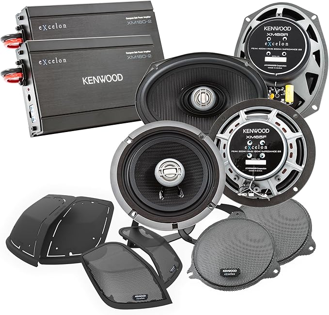 Kit de Audio Kenwood Excelon P-HD3FR para Harley-Davidson 2014+ miniatura 3