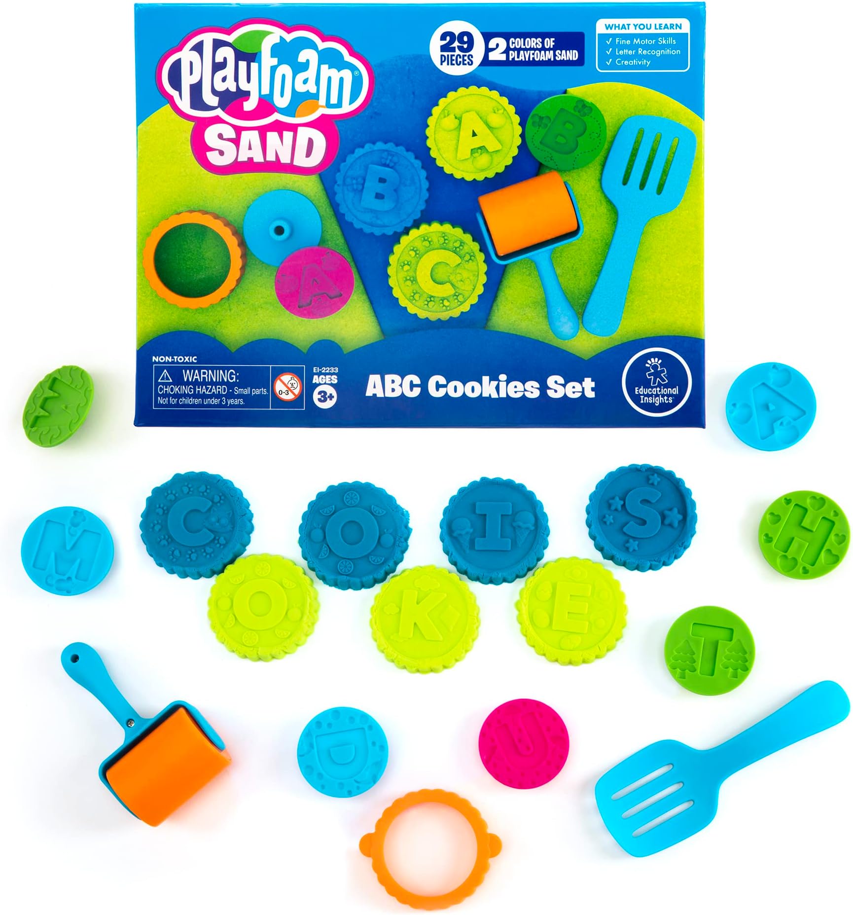 PLAYFOAM® SAND ABC COOKIES SET