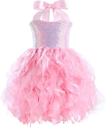 Tutu Dress for Toddler Baby Girl, Sequin Sleeveless Tulle Skirt, Tulle Dress for Wedding, Birthday Party, Special Occasion