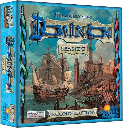 Rio Grande Games: Segunda edición Seaside - Juego de mesa de estrategia, juegos de Río Grande, mayores de 14 años, 1-4 jugadores, 90-120 minutos