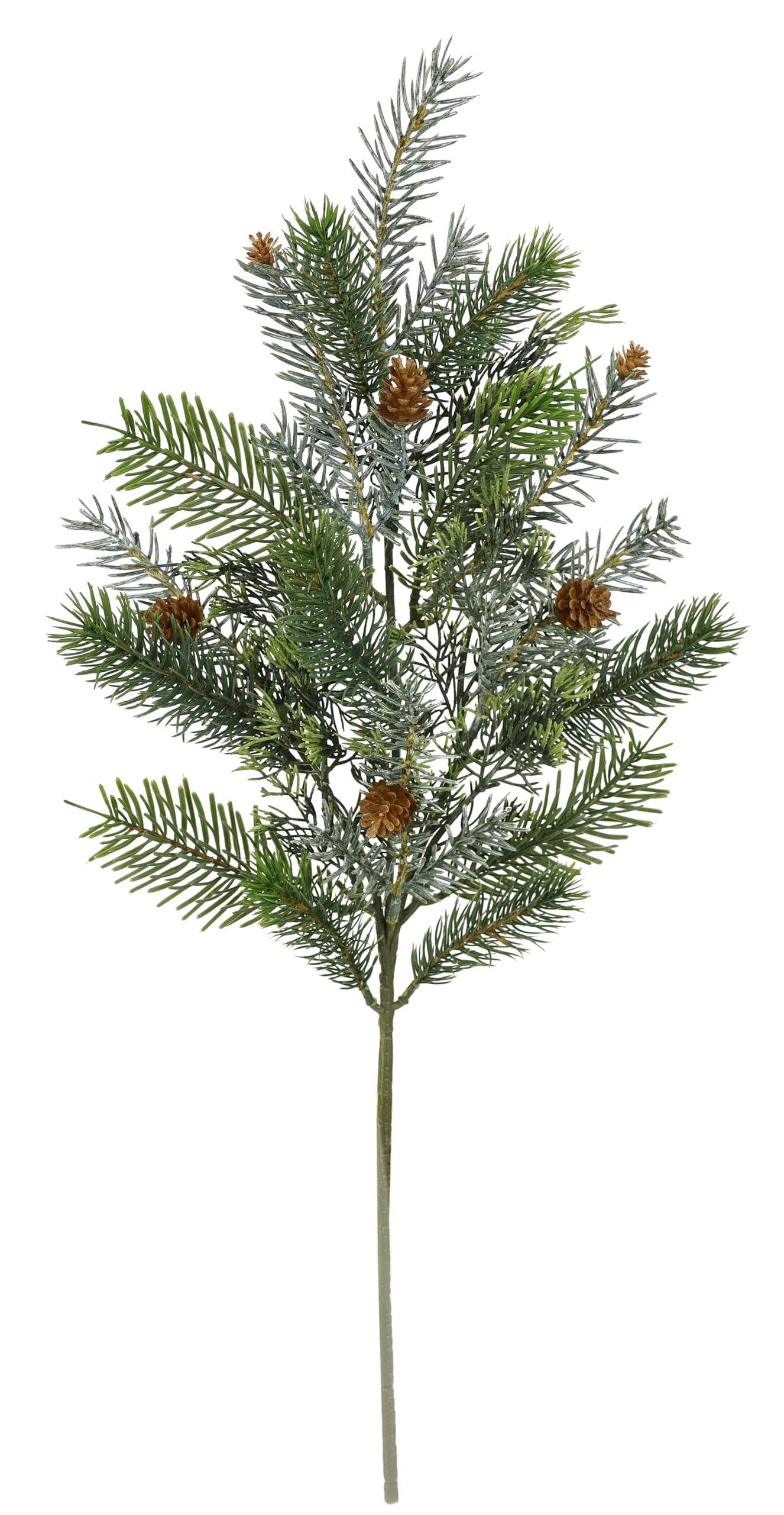 Künstliche Tannenzweige Mit Zapfen - 2er Set Weihnachtsdeko Kunsttannen