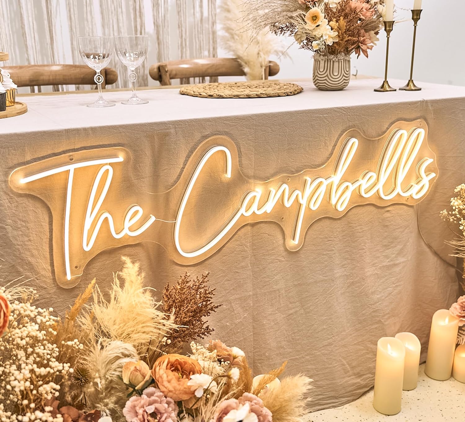 Custom Neon Sign, Custom LED Neon Sign Customizable for Wedding Bar Salon Beauty Business Light Up Name Sign, Personalized Neon Light Suitable for Events Birthday Gifts Decorations - Image 4