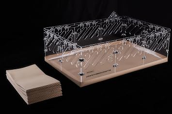 3x2ft Cage Disposable Bottom 1-Month Supply - Disposable Waterproof Kraft Paper 4 Sheets