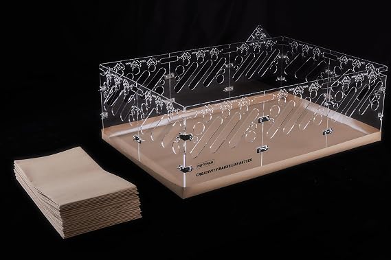 3x2ft Cage Disposable Bottom (1-Month Supply) - Disposable Waterproof Kraft Paper (4 Sheets)
