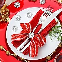 Vista 4 de 100 paquetes de adornos de diamantes de imitación de 0.394 pulgadas (0.394 in) con parte posterior plana, botón de cristal de flores, accesorios