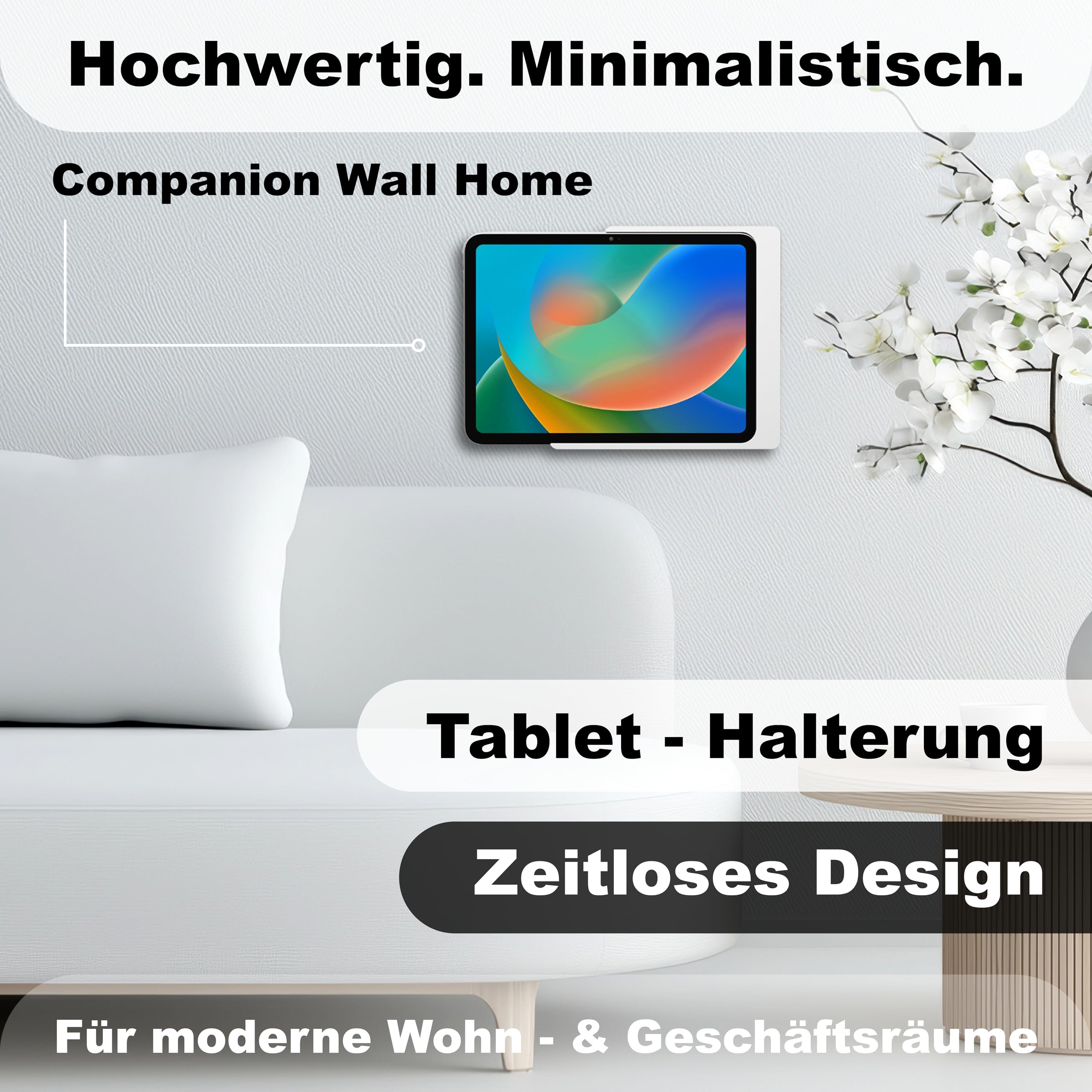 Companion Wall Home - Supporto da parete per tablet, Apple 27,9 cm (11)