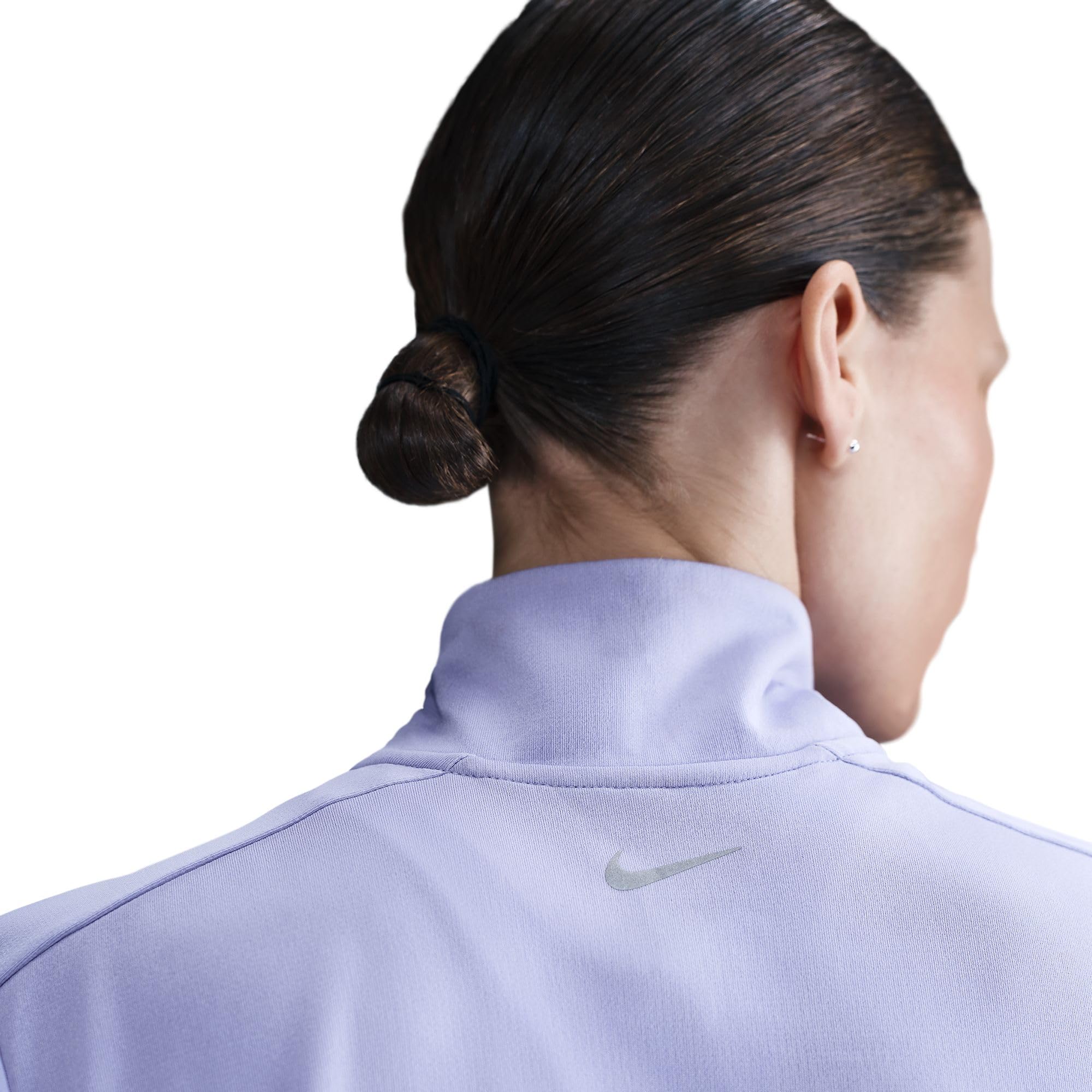 Nike Swoosh Lauf-Midlayer mit Halbreißverschluss für Damen, HJ2225