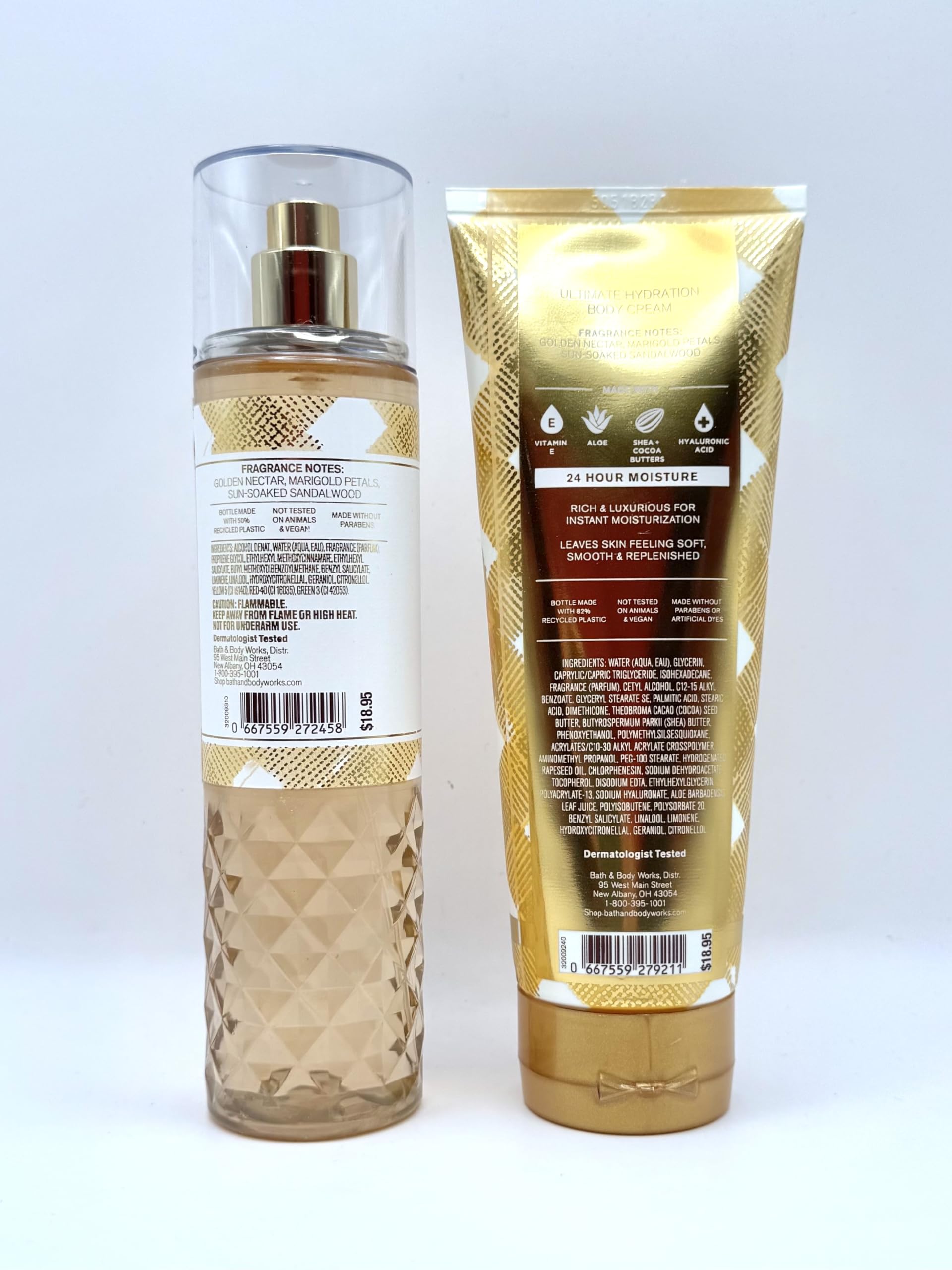 Bath & Body Platinum Gift Set - Fragrance Mist, Body Lotion and Body Wash