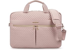 BAGSMART Maletín para Laptop Mujer de 17.3/15.6 Pulgadas