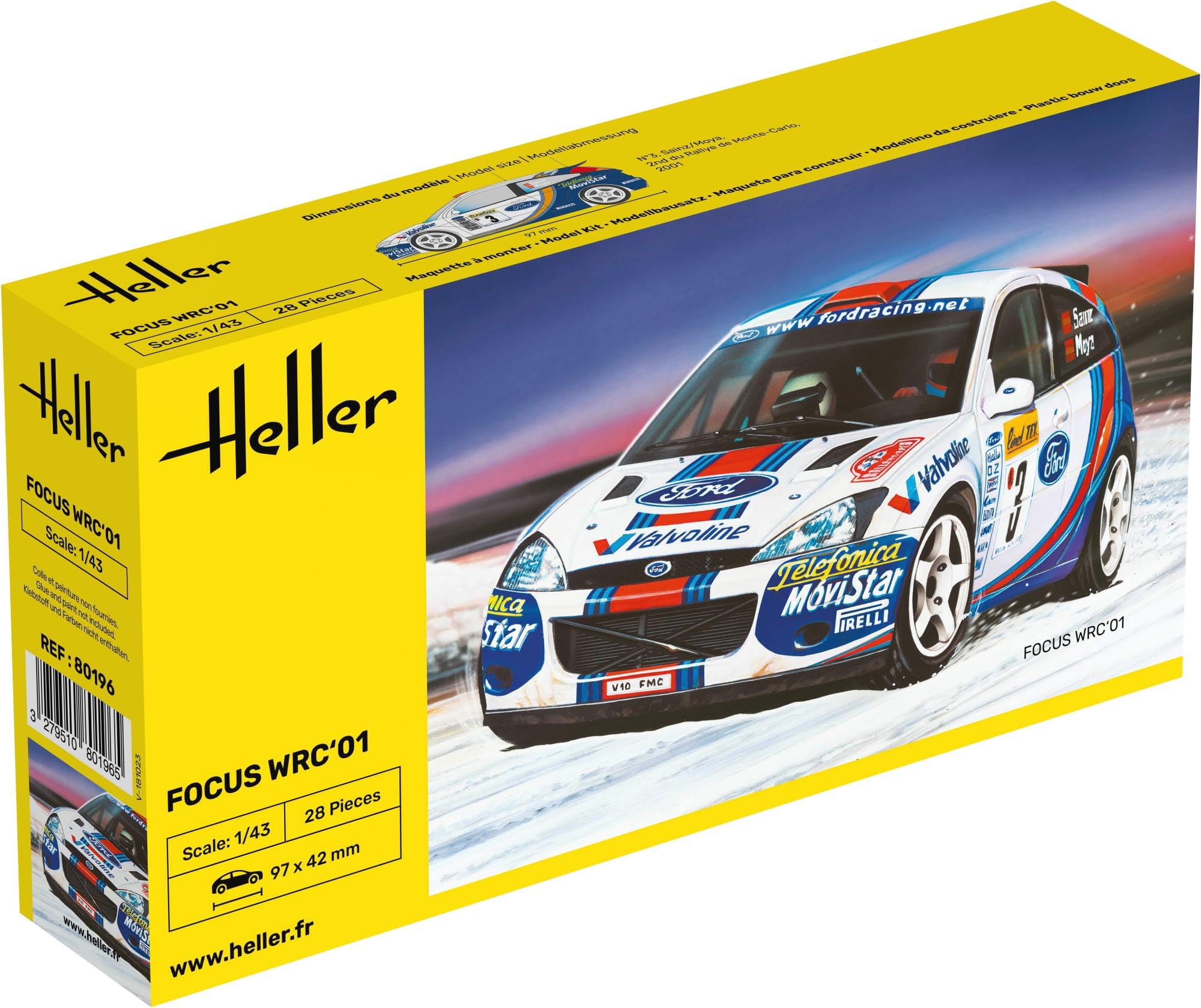 Heller 1:43 - Focus Wrc '01