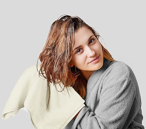 Vista 68 de Utopia Towels - Juego de toallas de 8 piezas, 2 toallas de baño, 2 toallas de mano y 4 para la cara, 100% algodón hilado en anillo, 600 GSM, Azul