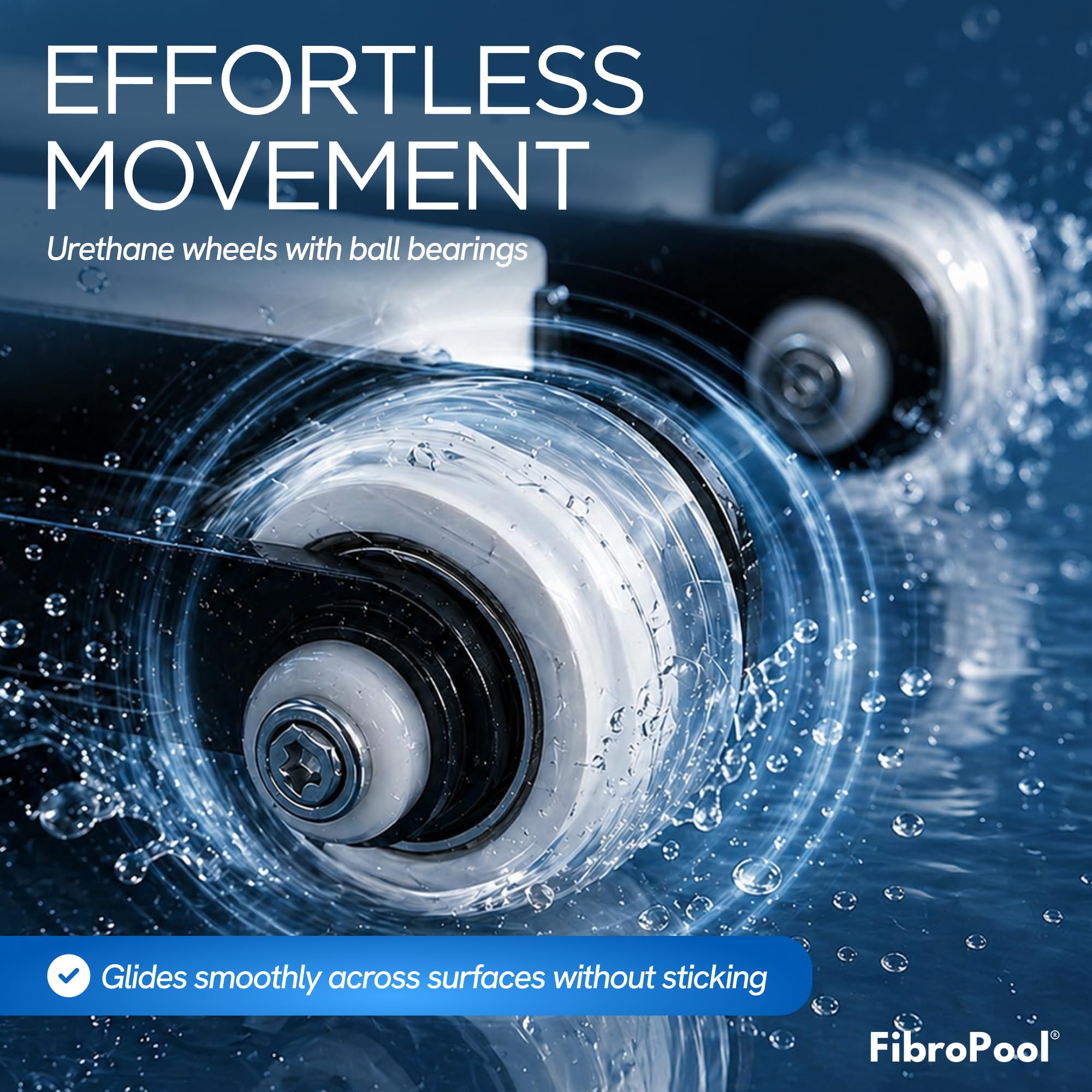 FibroPRO® Professioneller Flexibler Schwimmbad-Vakuumkopf