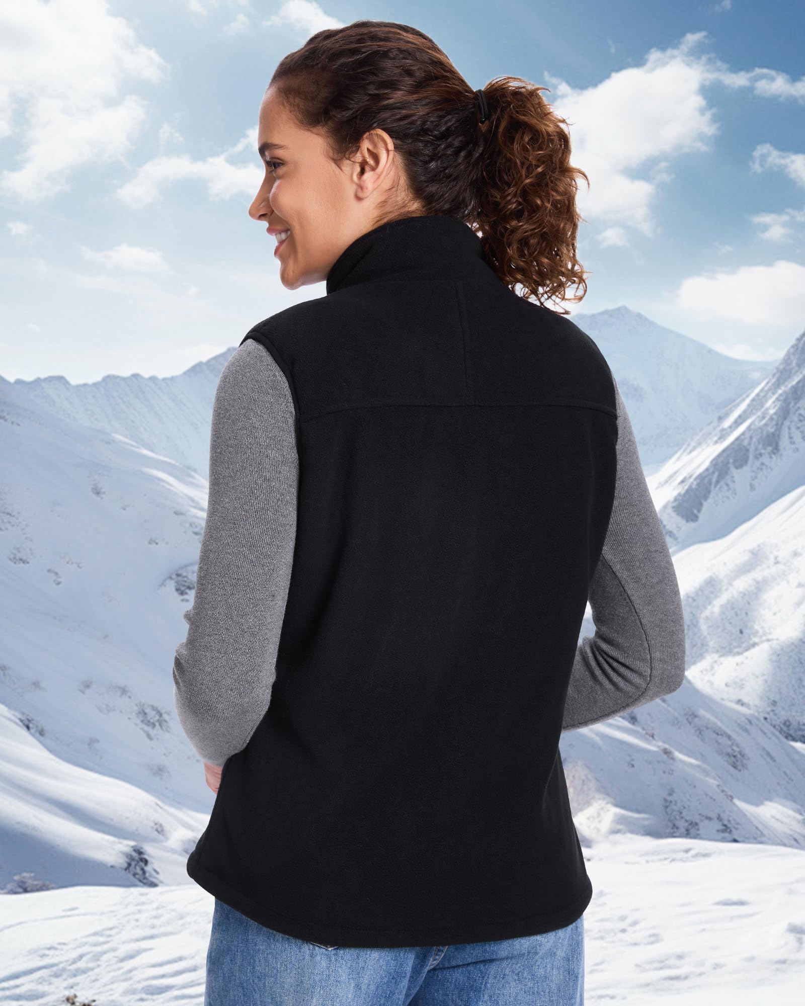 Chaleco Calefactable Mujer, Chaqueta Calefactable Mujer,Chalecos Calefactables,Chaleco Termico Electrico Ligero Con Bateria 10000mah, Actividades Al Aire Libre, Senderismo, Invierno