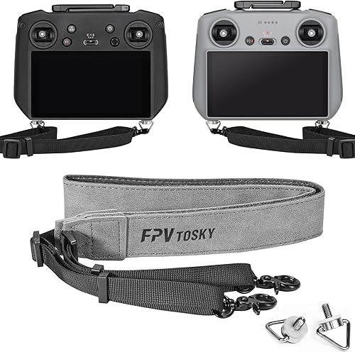 FPVtosky Cordón para DJI RC 2 y RC y RC Pro, Mini 5 Pro Lanyard RC Correa para el cuello, cordón de cuero suave compatible con DJI Flip/Mini 4/Mini3