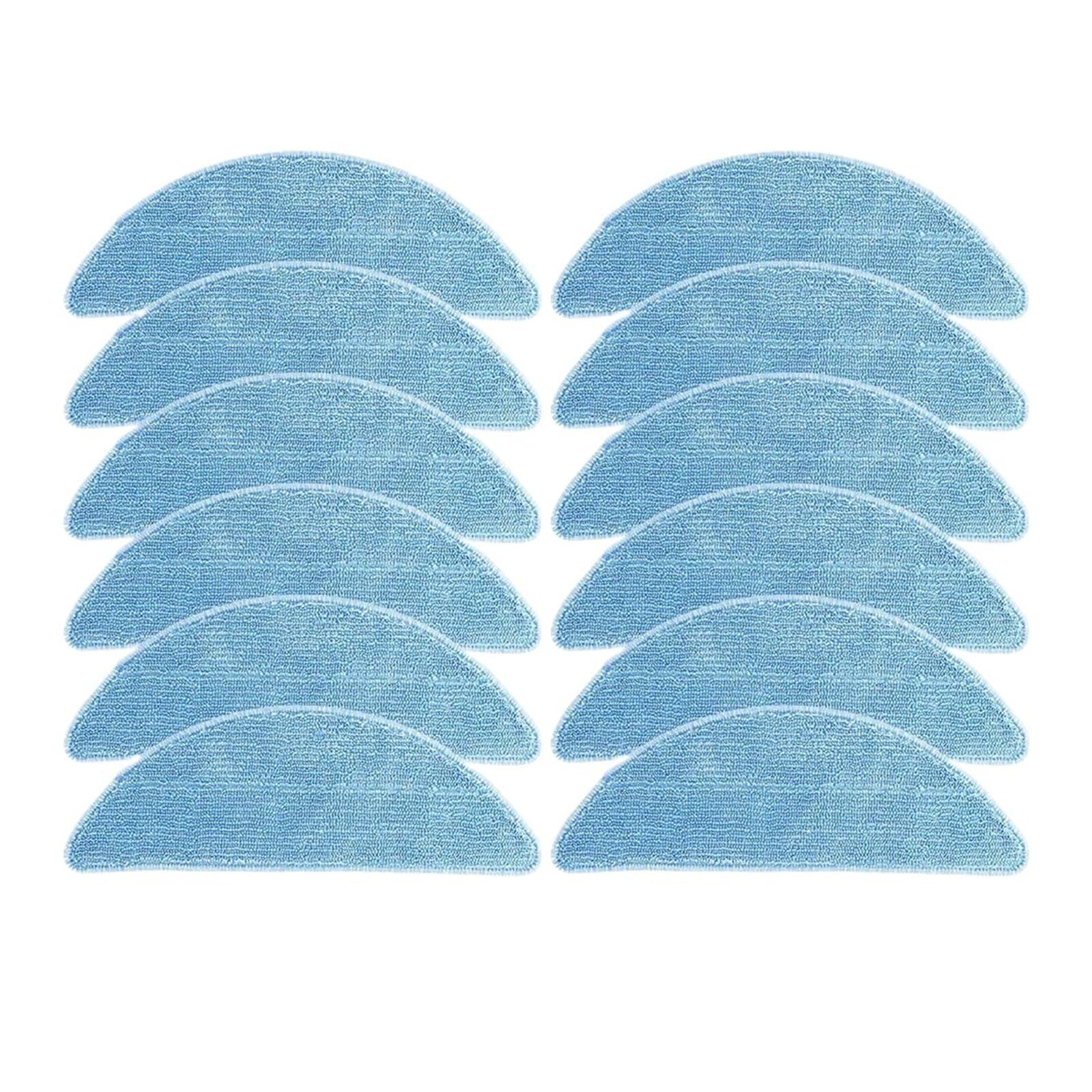 Vividcrate Mop Cloths Rag,Compatible For Neatsvor,M50,Mop Cloths Rag Robot Vacuum Cleaner Parts Acssories.(12 Pcs)