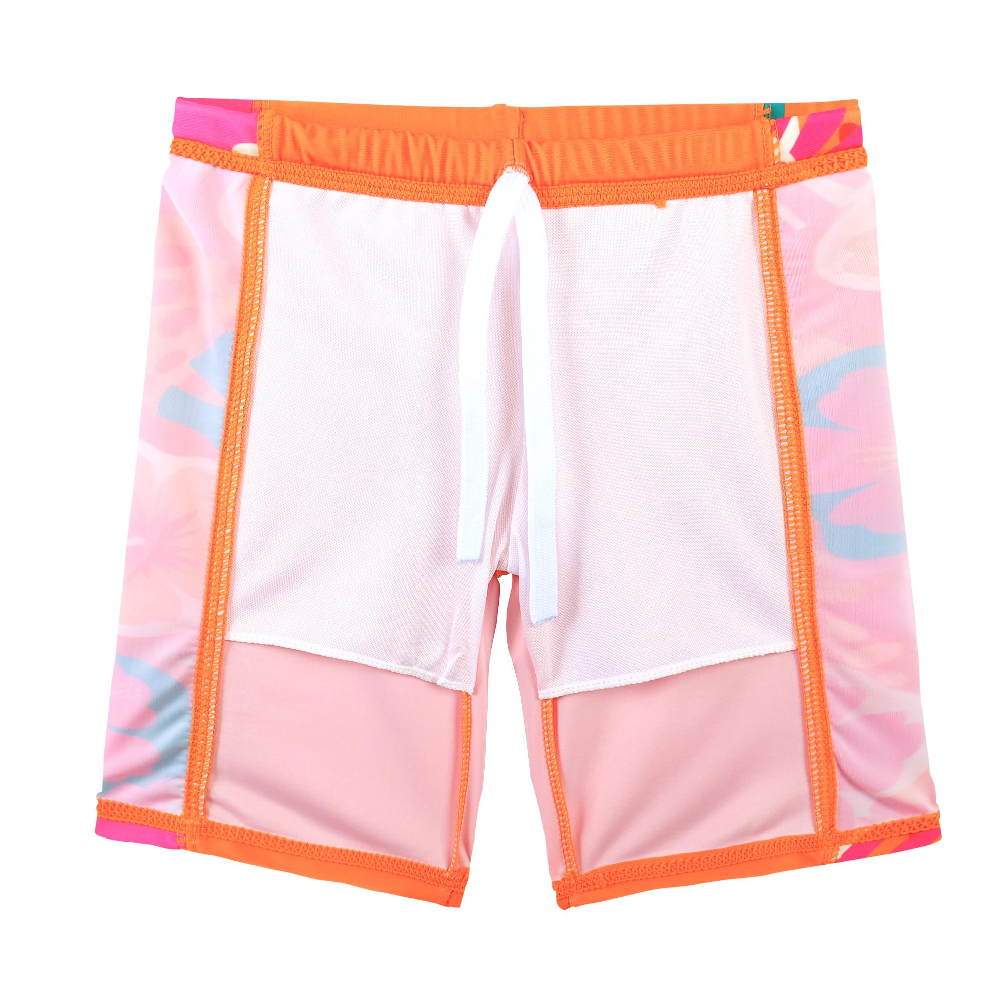 HUAANIUE Filles Enfants Maillot de Bain 2 Pièces Enfants Filles Plage Combinaison de Bain à Manches Courtes 2-12 Ans