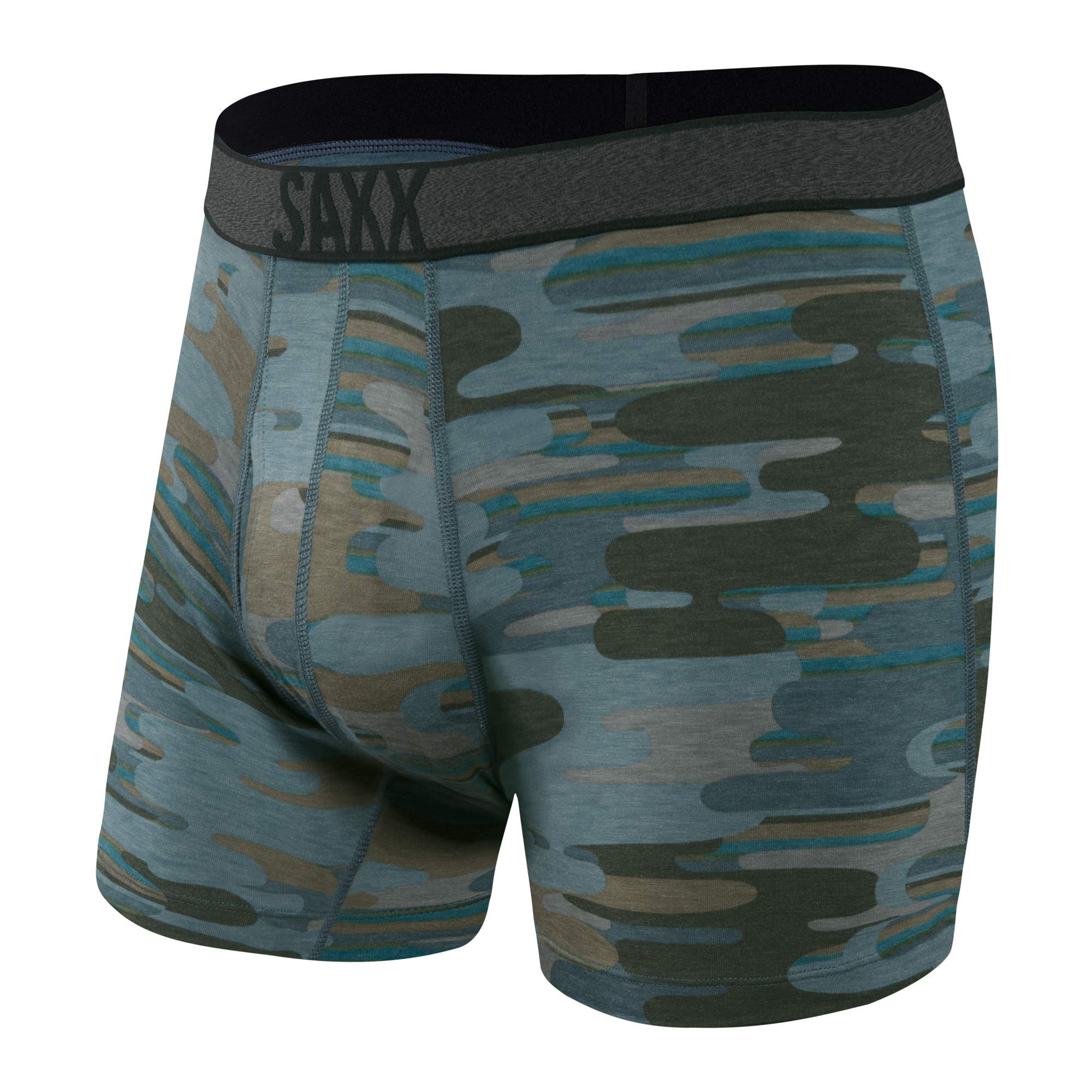 Buy SAXX Men's Underwear VIEWFINDER Boxer Briefs with BuiltIn BallPark Pouch Support, Blue Up