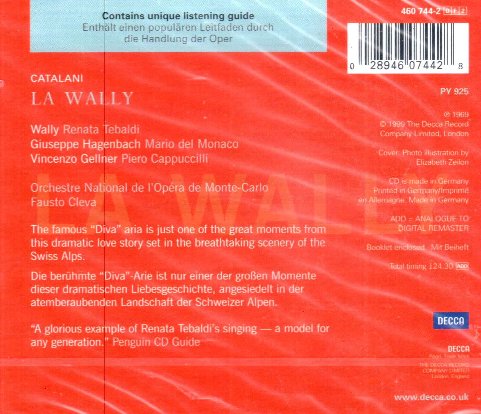 Catalani : La Wally
