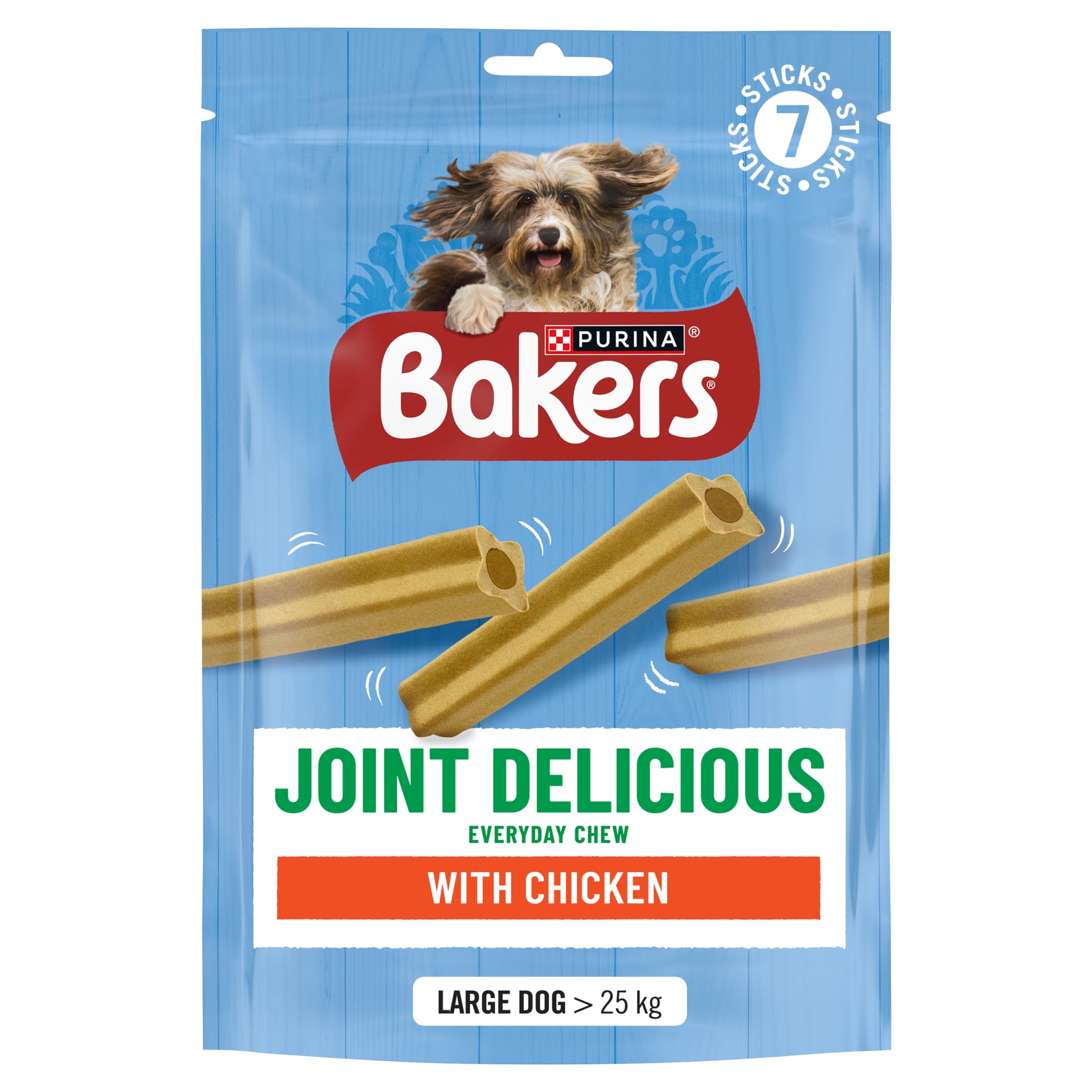 BAKERS Joint Delicious Adult Large Chicken Dog Chews 240g