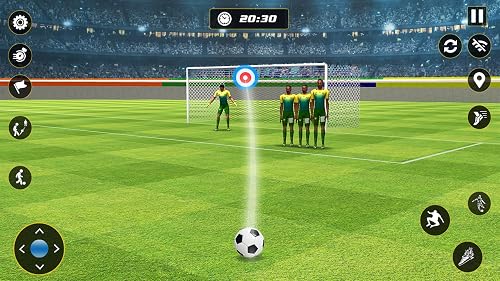Jeu de soccer de la Coupe du monde de soccer- Jeu de botté de soccer 2025- Match de ligue de football 3D- Mini jeu de soccer de soccer 2D - Jeu de soccer mobile en ligne 2024 – vue 3