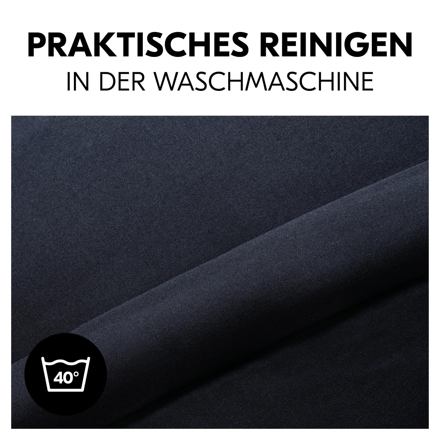 hauck Universal Fußsack für Buggys, Kinderwagen & Fahrradanhänger, Warm mit Fleece Innenfutter, Anti-Rutsch, 2 Wege Reißverschluss, Schwarz