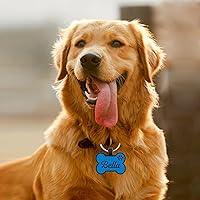 Vista 6 de Dog Tags for Pets Personalized ID Tags Engraved Dog Tag Dog Name Tag ID Tag Custom Dog Tags for Dogs Cats Puppy Kitty Silicone Personalized Dog Tag