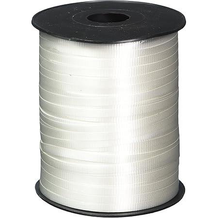 Amazon.com: GIFTEXPRESS 500 Yards White Curling Ribbon/Balloon Ribbon ...