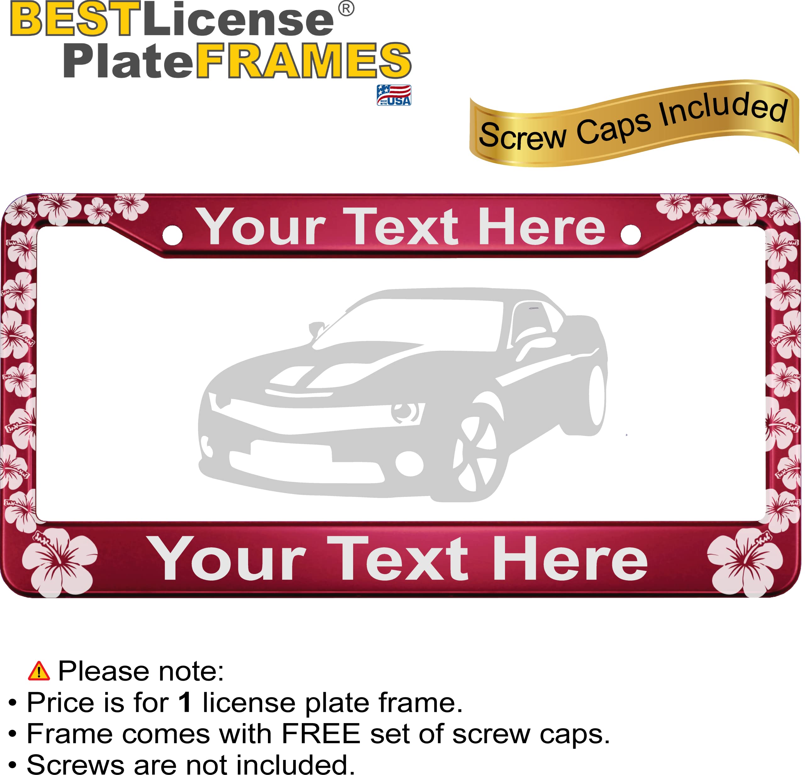 Hawaiianischer Stil Hibiskusblume Tropisches Design Sonderedition Custom Eloxiert - Bild 13 von 32