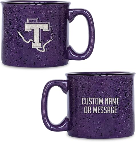 Miniatura 197 de Rico Industries NCAA Utah Utes - Taza de café personalizada de 12 onzas con logotipo grabado con láser profundo, taza de cerámica para acampar con