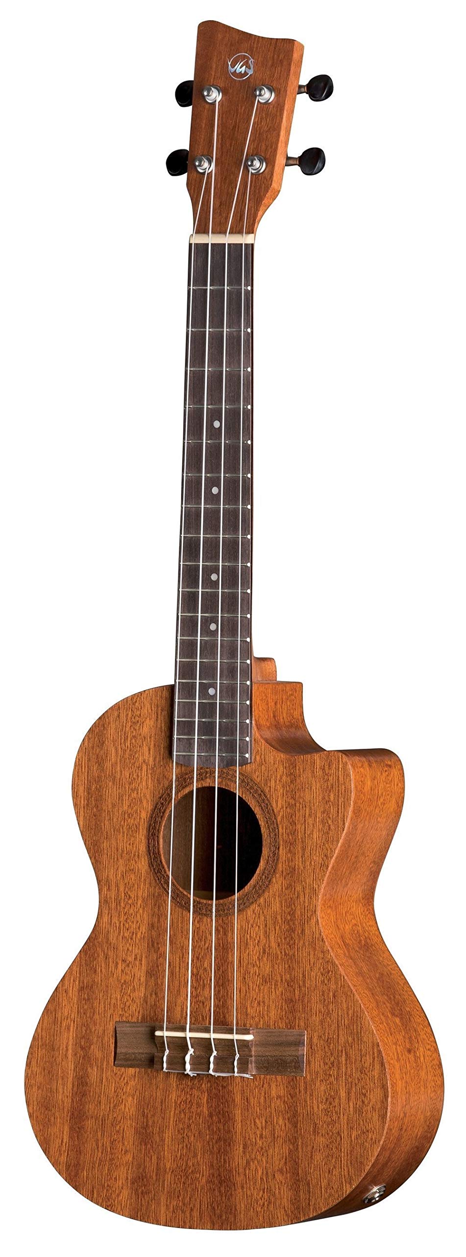 GEWA Tenor E-Akustik Ukulele Manoa Elektro - Korpus Sapelli - mit Cutaway - Natur seidenmatt - UCT-2 Preamp - inkl. gepolstertem Gig Bag - K-TE-CE