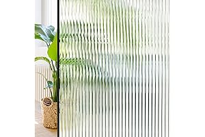 Windmilee Reeded Window Film, Privacy Window Film, Frosted Window Film, for Doors,...
