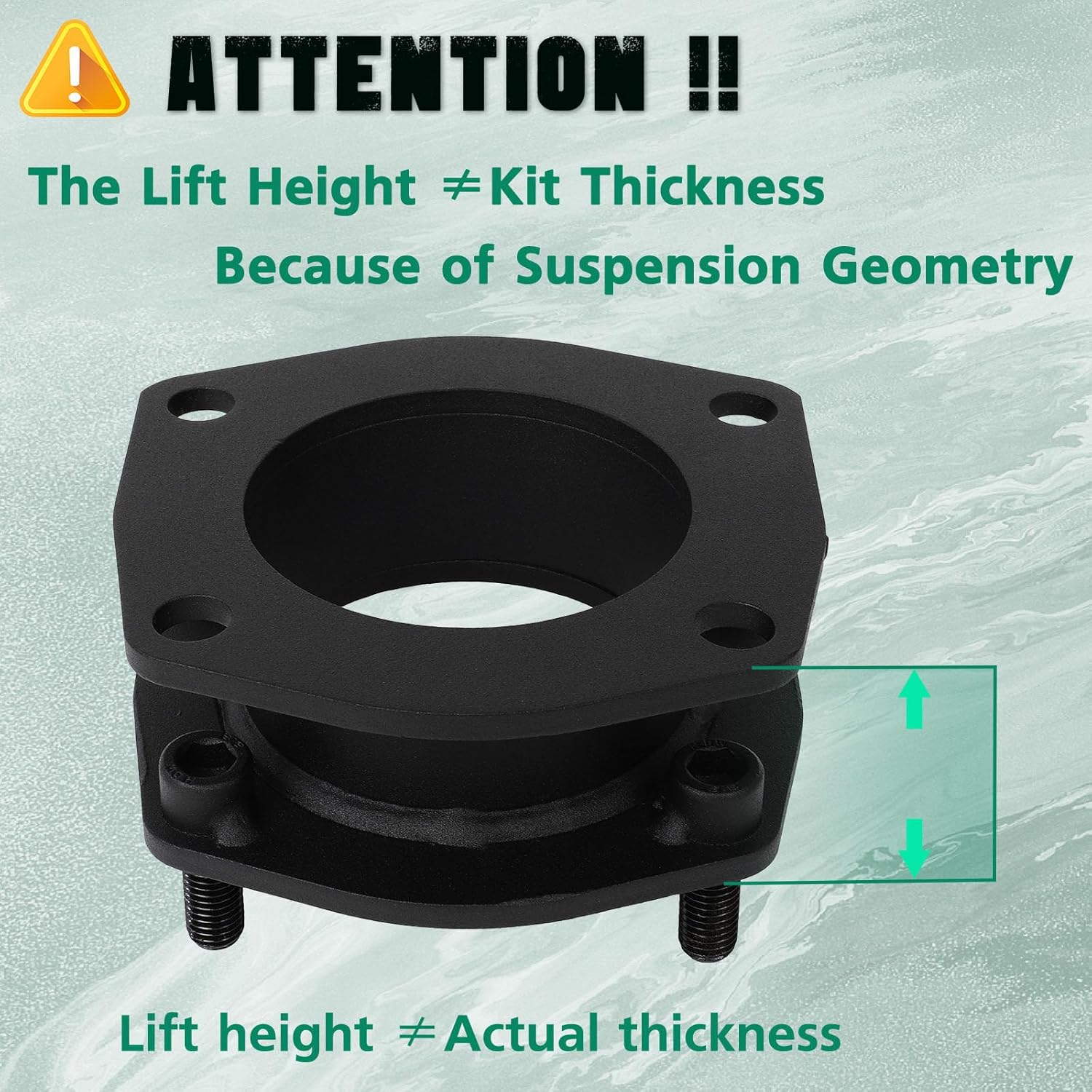 SCITOO 2" Front Leveling lift kit Compatible for Jeep Grand Cherokee 2005-2010,Commander 2006-2010