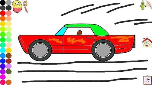 Véhicules et voitures Coloriage pour les tout petits et les enfants : camions , avion , bateaux et pelleteuse – vue 7
