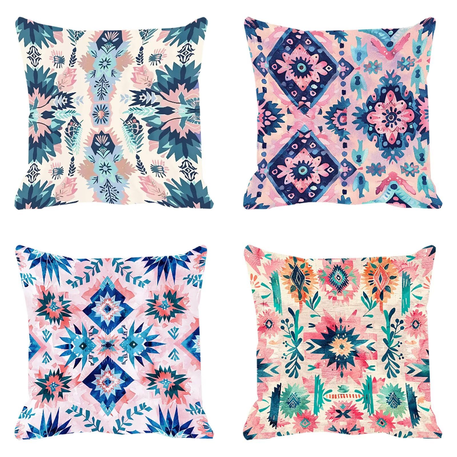 Housse de coussin imperméable en velours brillant avec fermeture invisible