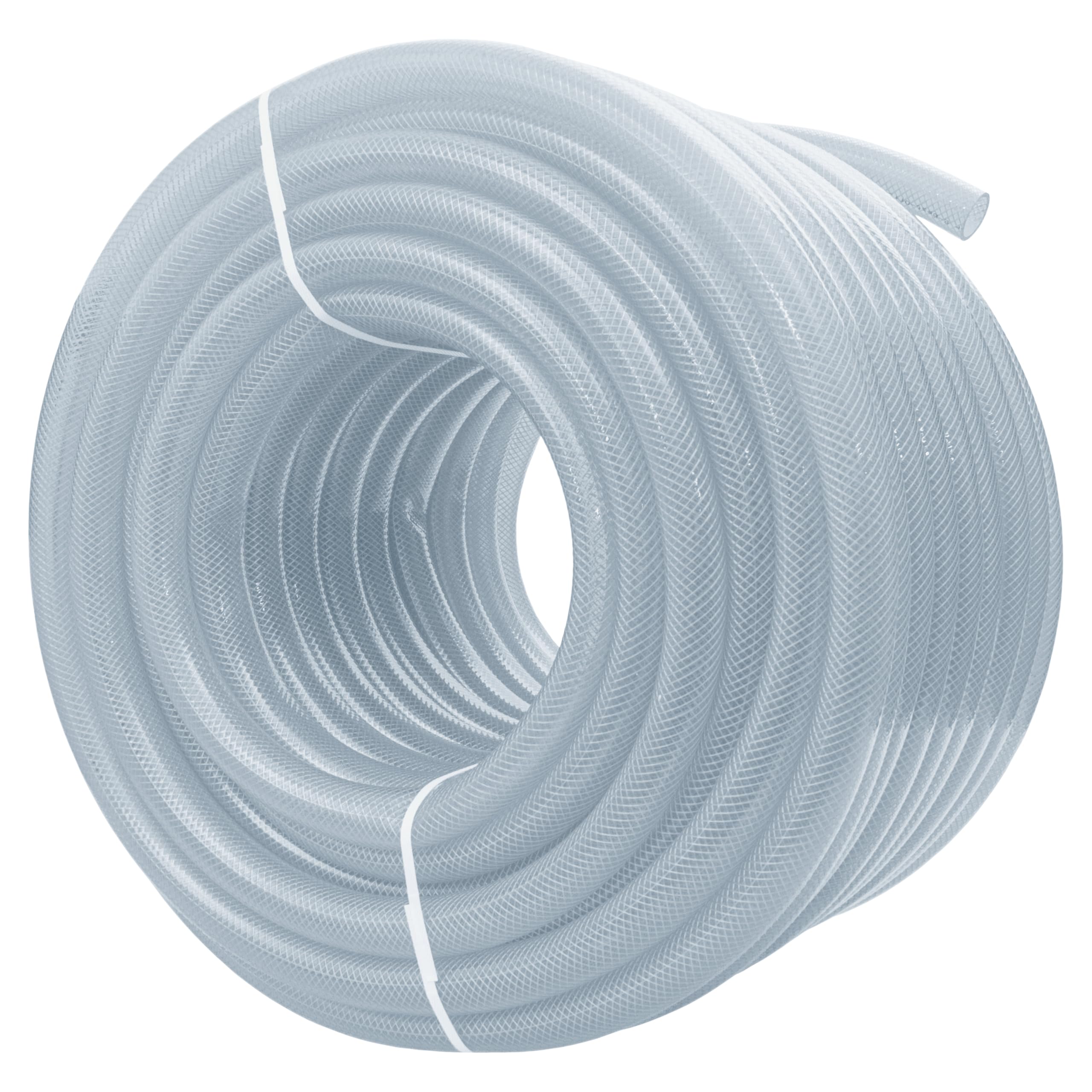Cost Wise Clear Braided Reinforced Pvc Pipe - 19Mm Internal-25Mm External,Suitable For Water,Oil,Fuel And Gas,28 Bar Burst Pressure (10M)