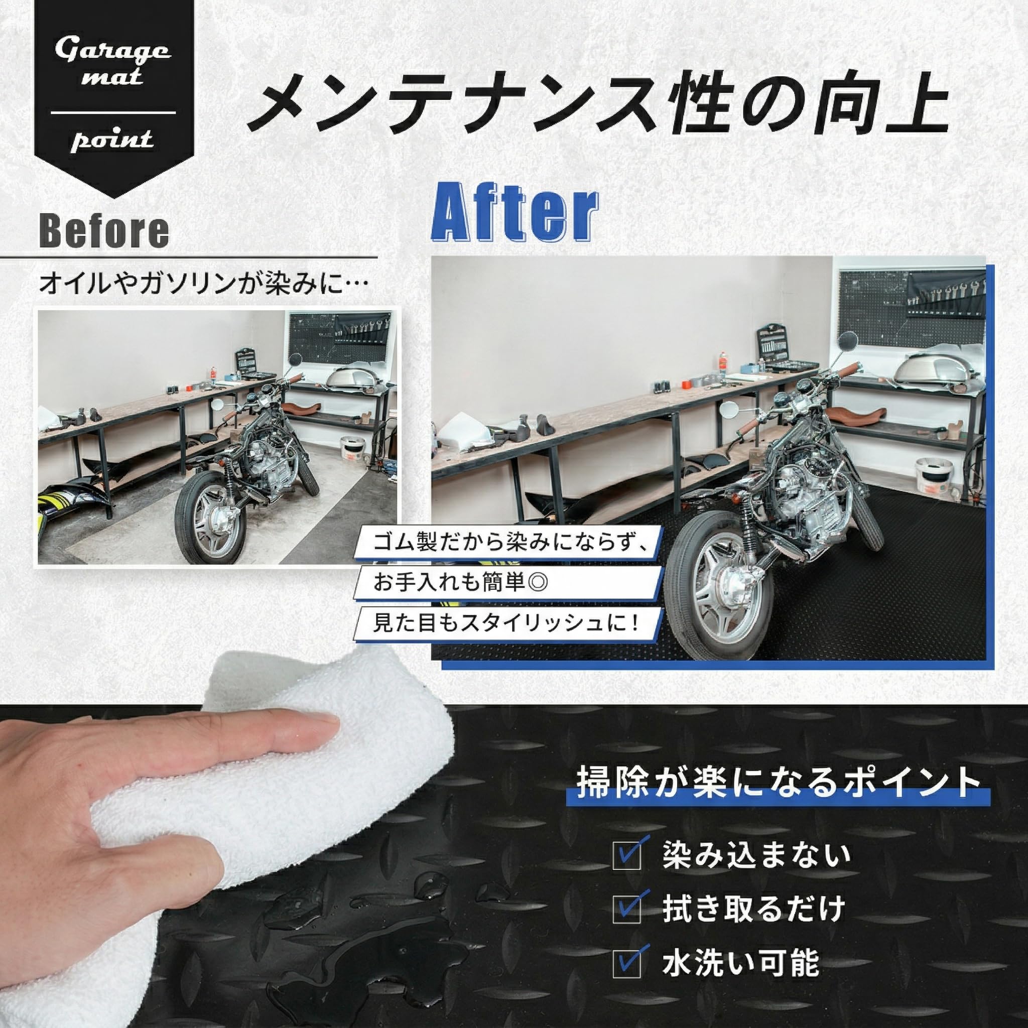 créer(クレエ) ガレージマット ゴムマット 幅1m 長さ5m 厚さ3mmk Amazon.co.jp: créer(クレエ) ガレージマット ゴムマット 幅1m 長さ5m