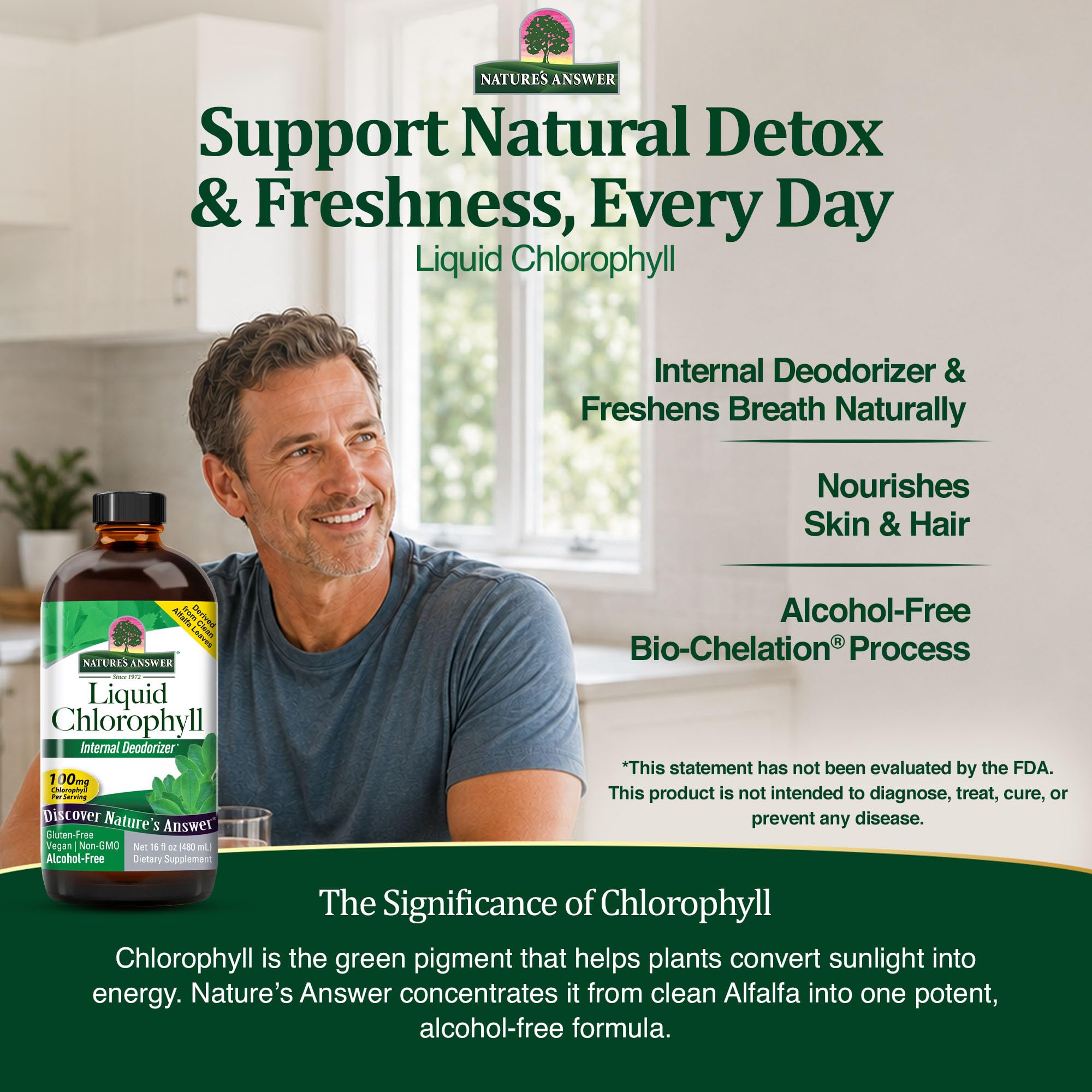 Nature's Answer Liquid Chlorophyll, 100 mg, 16 fl oz (480 ml) — Amazon image 5