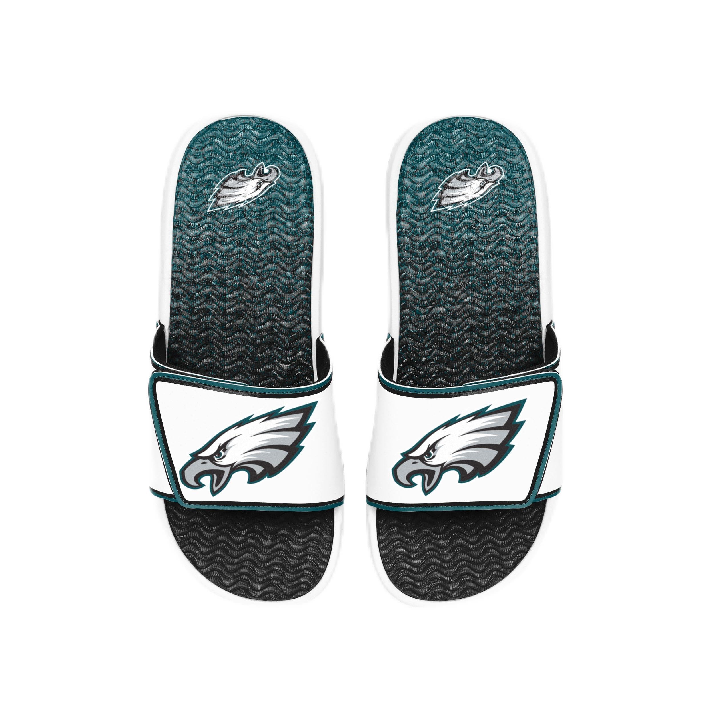 FOCO mens Nfl Primary Team Logo Gradient Gel Slide Sandals