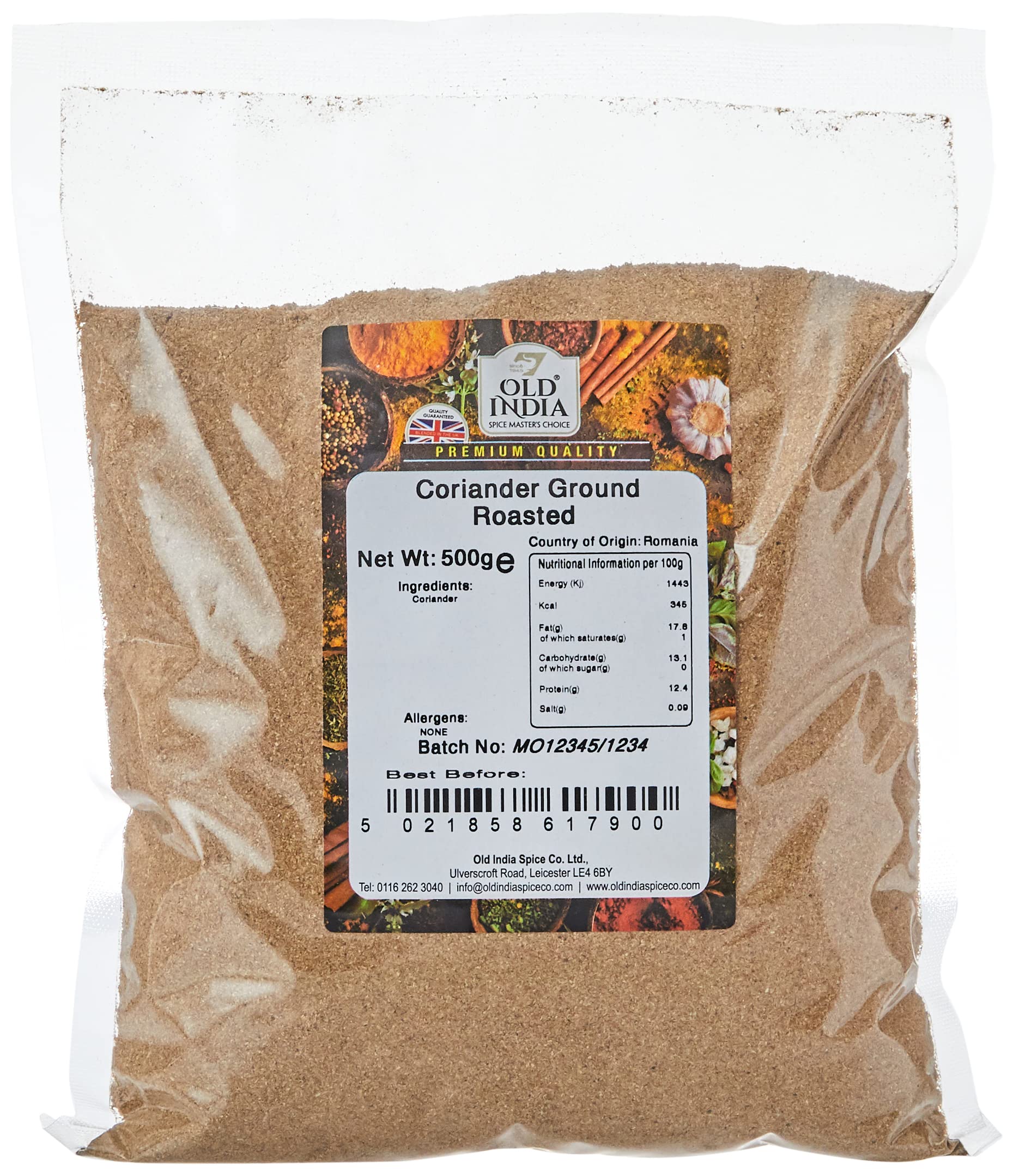 Old India Coriander Ground Roasted 500g