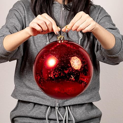 Miniatura 431 de XmasExp Juego de 24 mini esferas de Navidad inastillables para bolas de árbol de Navidad de 1.181 in/1.18 pulgadas (oro rosa)