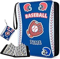 Vista 23 de Carpeta de tarjetas coleccionables de 9 bolsillos, libro de tarjetas premium para 360 tarjetas, álbum de tarjetas resistente para tarjetas