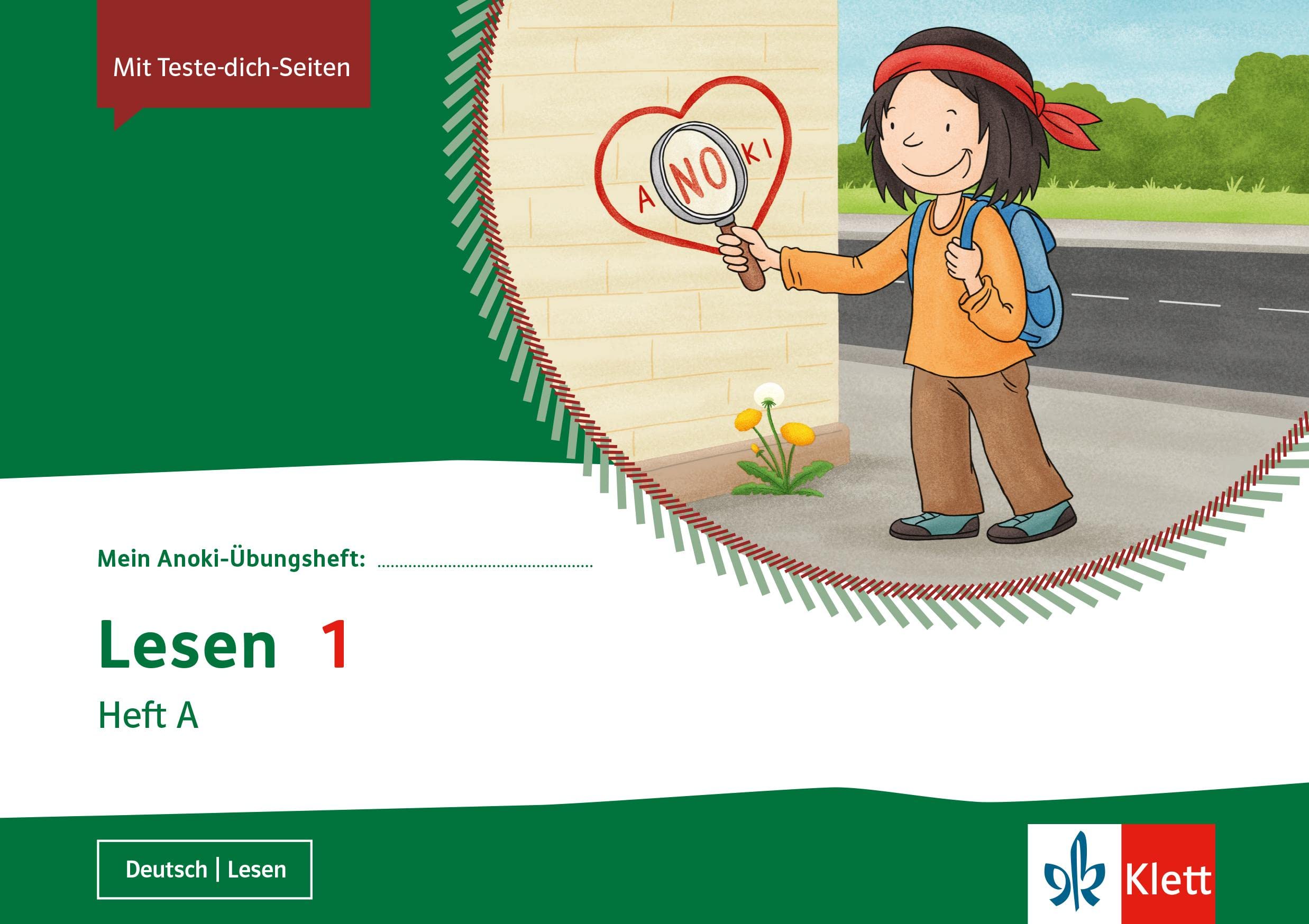 Lesen 1. Heft A: Übungsheft Klasse 1: Übungsheft A Klasse 1 (Mein Anoki-Übungsheft)