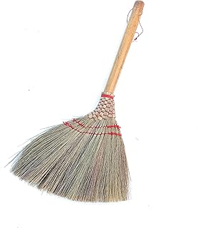 13 inch of Handmade Small Duster Brush Broom by SN Skennova - Eco-Friendly, Lightweight, and Versatile Cleaning Tool for Floor, Sofa, Car, Corners, and More
