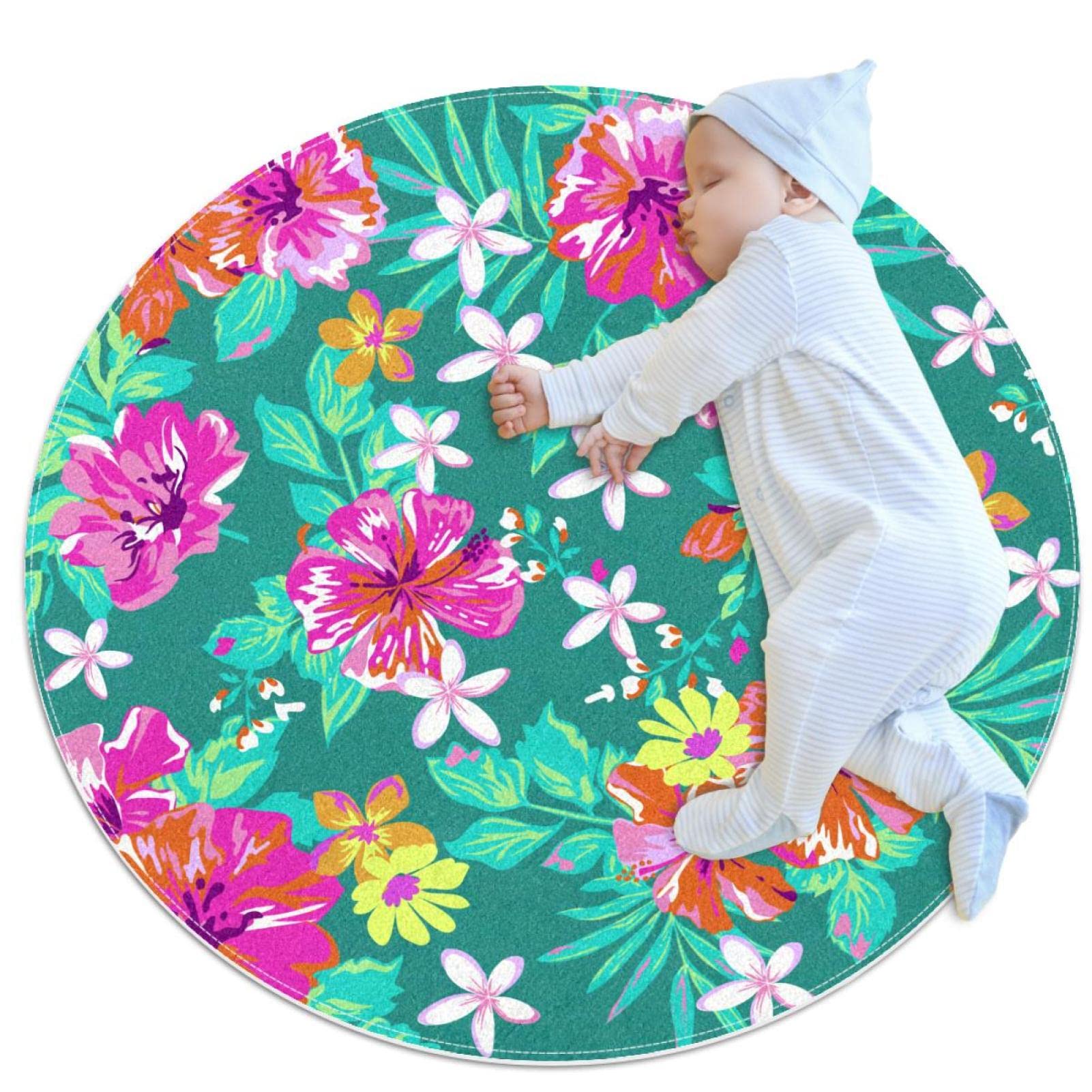 Tapis fleurs JDEZ tapis de sol déco maison tapis salle de bain 70x70