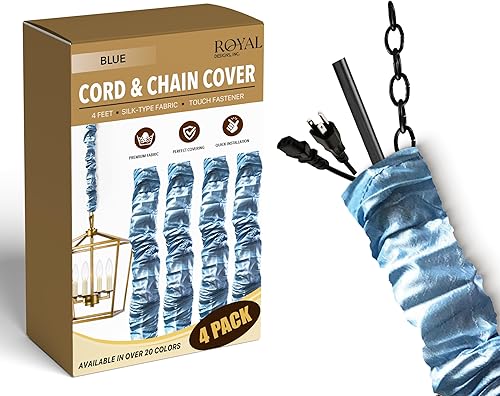 Vista 40 de Royal Designs, Inc - Funda para cadena y cordón de tela con cierre táctil Dorado antiguo