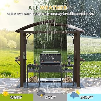 hammo アプリリア　5’8 Amazon.com : EROMMY 8' x 5' Grill Gazebo, Outdoor Hardtop